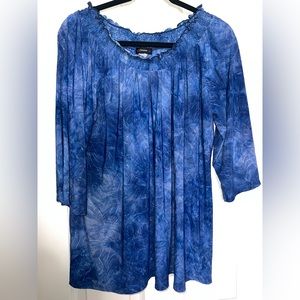 💙 Blue Swirl Blouse